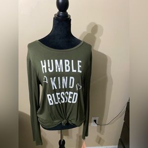 Humble, Kind, Blessed Long Sleeve Tee
